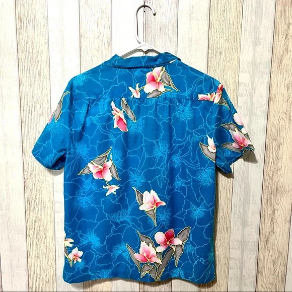 Vintage 90s/Y2K Hilo Hattie Hawaiian Shirt - Picture 4 of 6